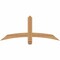 Ekena Millwork Bellingham Timber Gable Bracket, Western Red Cedar, 48"W x 20"H x 1 1/2"D x 3 1/2"F, 10/12 Pitch GBW048X20X0204BEL00SWR - alternate 1